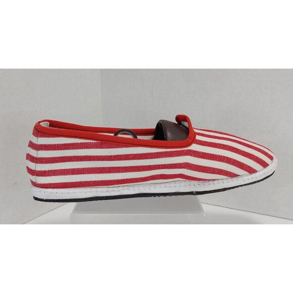 DROGHERIA CRIVELLINI WOMEN'S FURLANE SLIPPERS — RED STRIPE TYRE SOLES SIZE US 10 - Picture 11 of 16